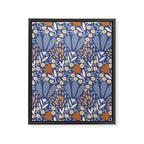 Winter Flower Field - Muted Colors Framed Canvas Print Gallery Image 6