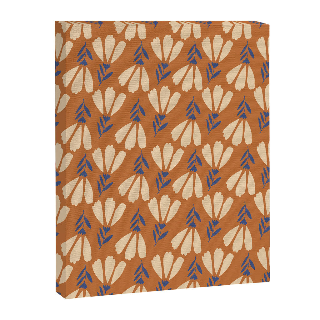 Winter Flower Pattern Canvas Print Gallery Image 6
