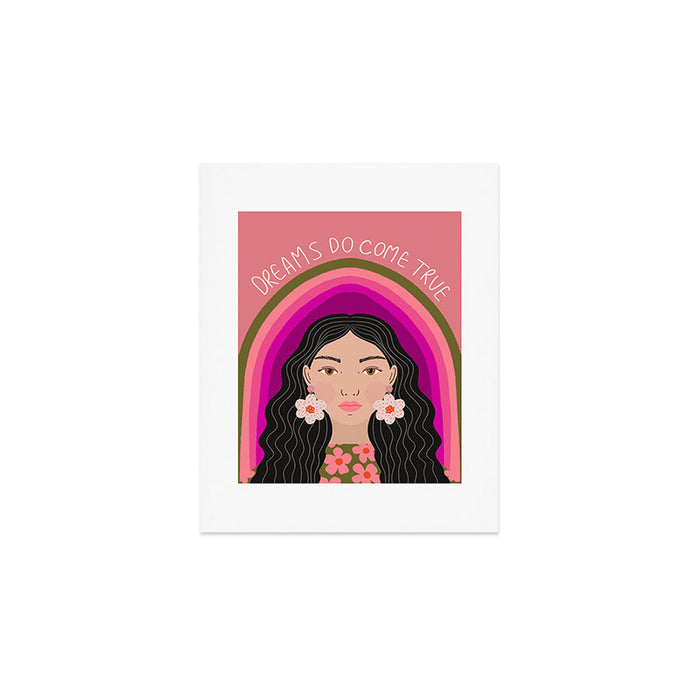 Woman Portrait - Dreams do come true  Art Print Gallery Image 1