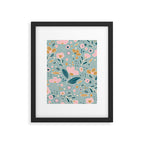 Woodland wildflowers  Framed Art Print Gallery Image 6