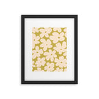 Yellow and Cream - 70's Daisy Framed Art Print Gallery Image 6