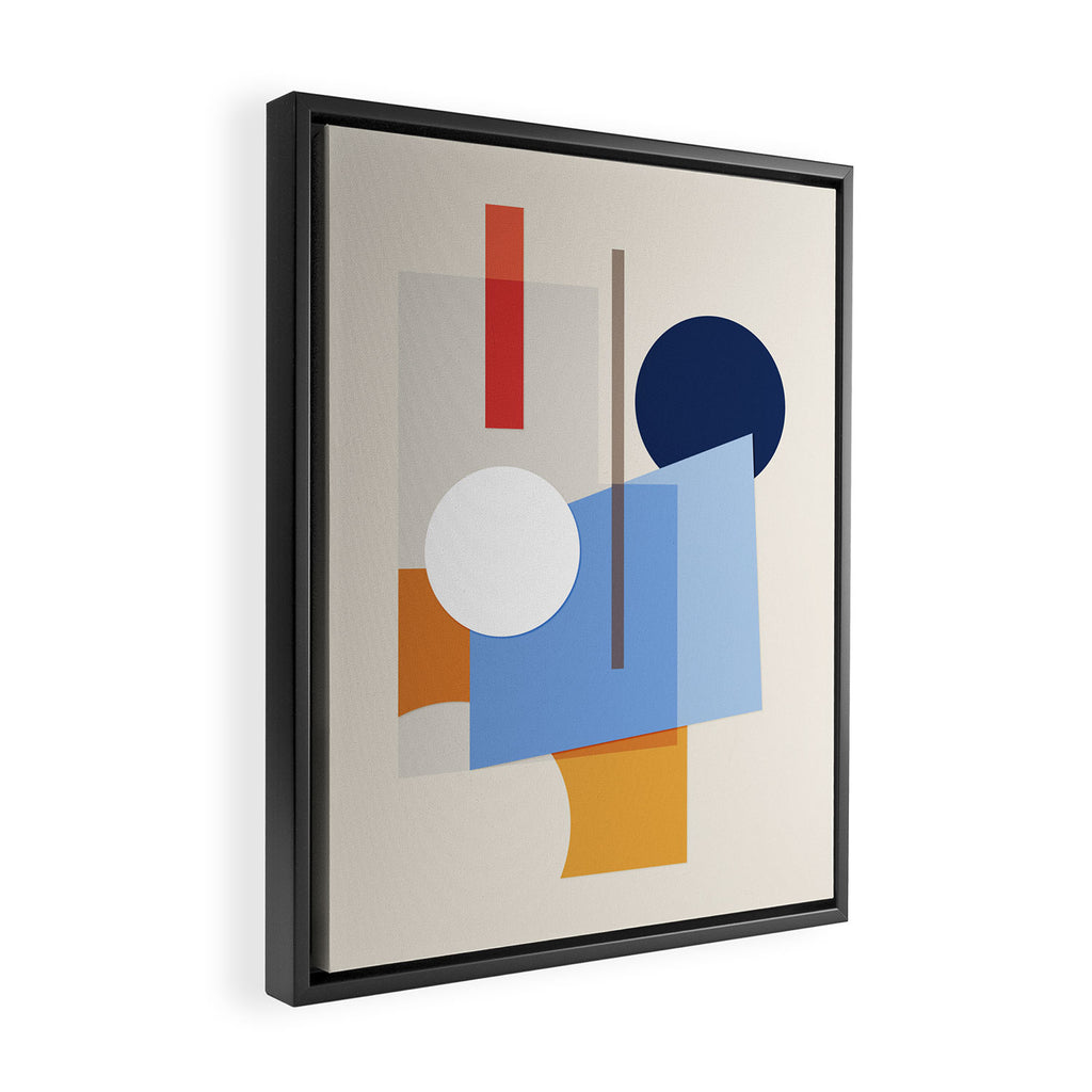 Abstract #9 Framed Canvas Print Gallery Image 2