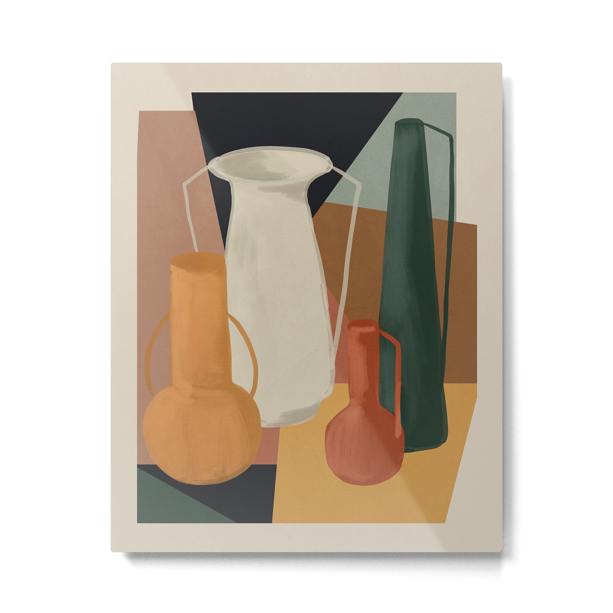 Abstract Art Vases 4 Metal Print Gallery Image 4