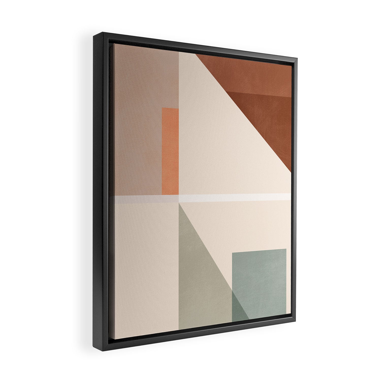 Abstract Geometric 16 Framed Canvas Print Gallery Image 2