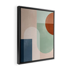 Abstract Geometric 18 Framed Canvas Print Gallery Image 2