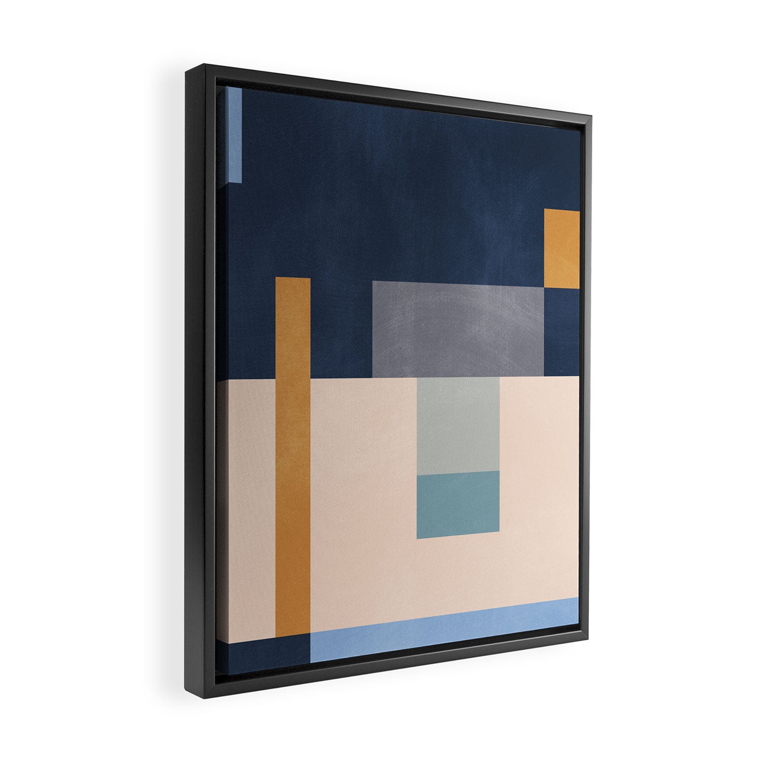 Abstract Geometric 24 Framed Canvas Print Gallery Image 2