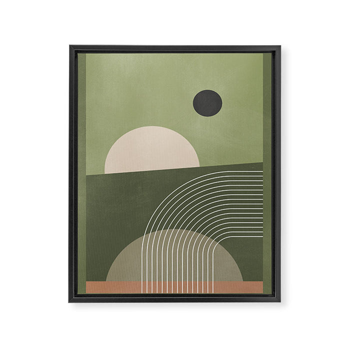 Abstract Geometric 6 Framed Canvas Print Gallery Image 1