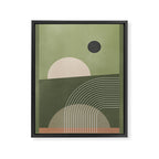 Abstract Geometric 6 Framed Canvas Print Gallery Image 6