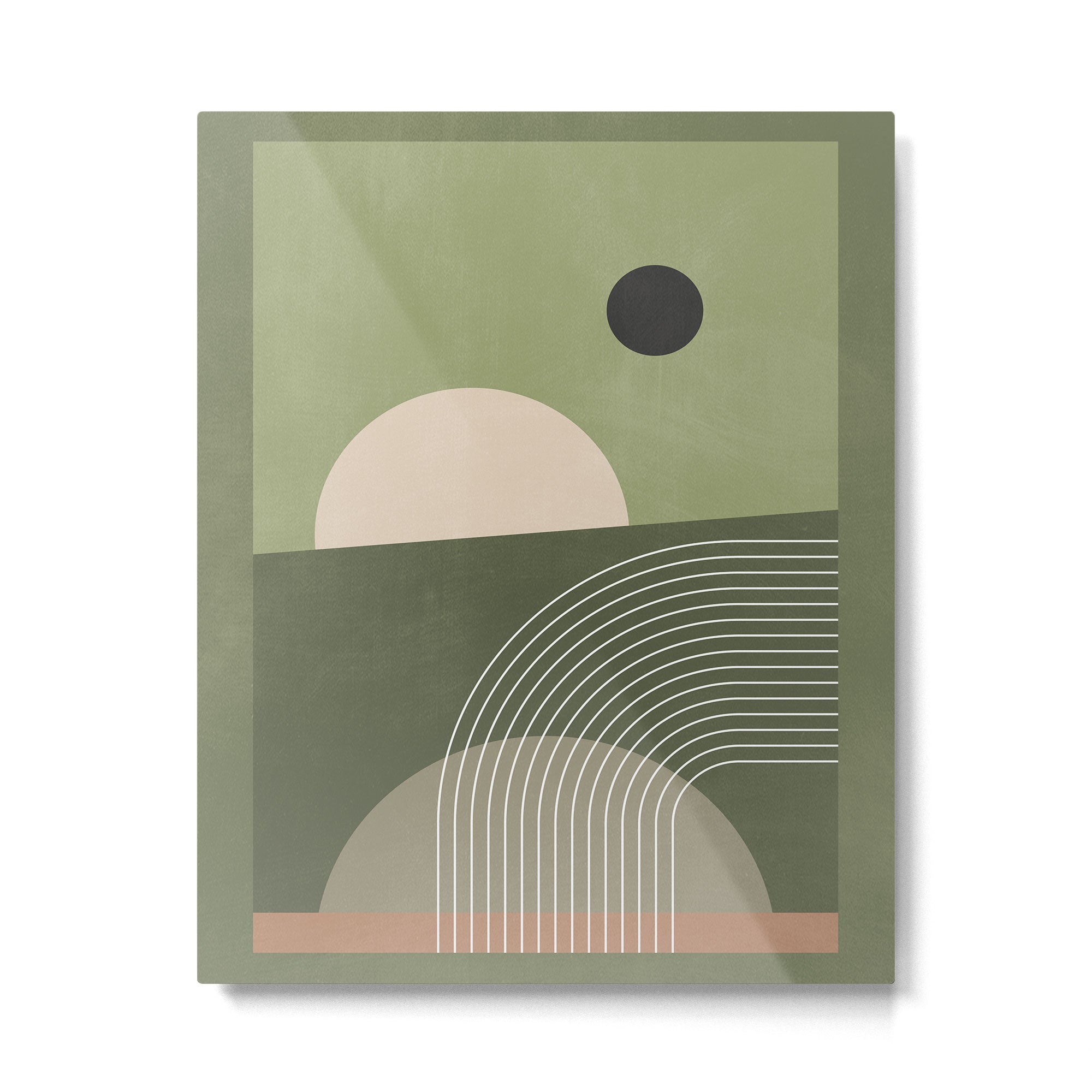 Abstract Geometric 6 Metal Print Gallery Image 4