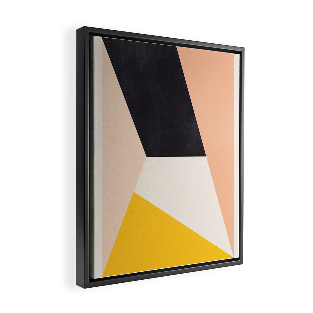 Abstract Geometric 65 Framed Canvas Print Gallery Image 2