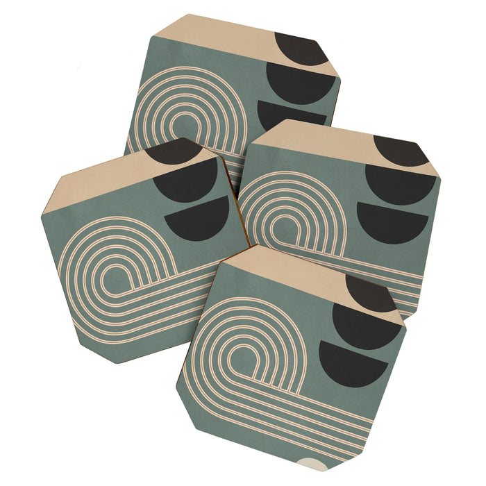 Abstract Geometric Shapes 122 Coaster Gallery Image 1