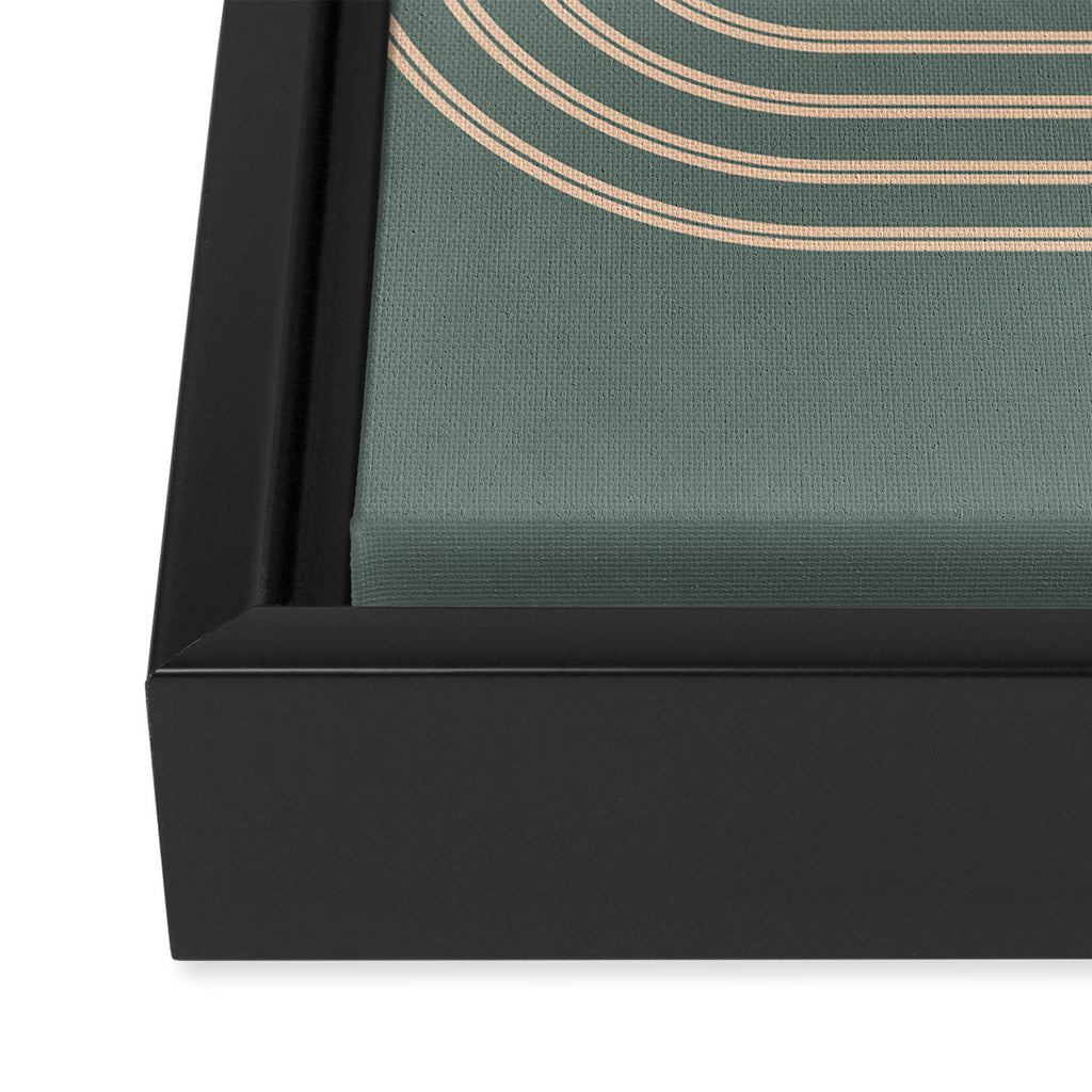 Abstract Geometric Shapes 122 Framed Canvas Print Gallery Image 3