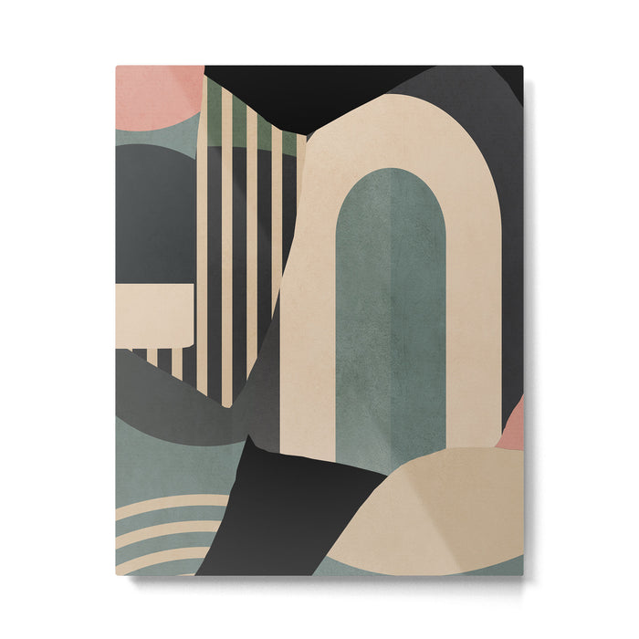 Abstract Geometric Shapes 165 Metal Print Gallery Image 1
