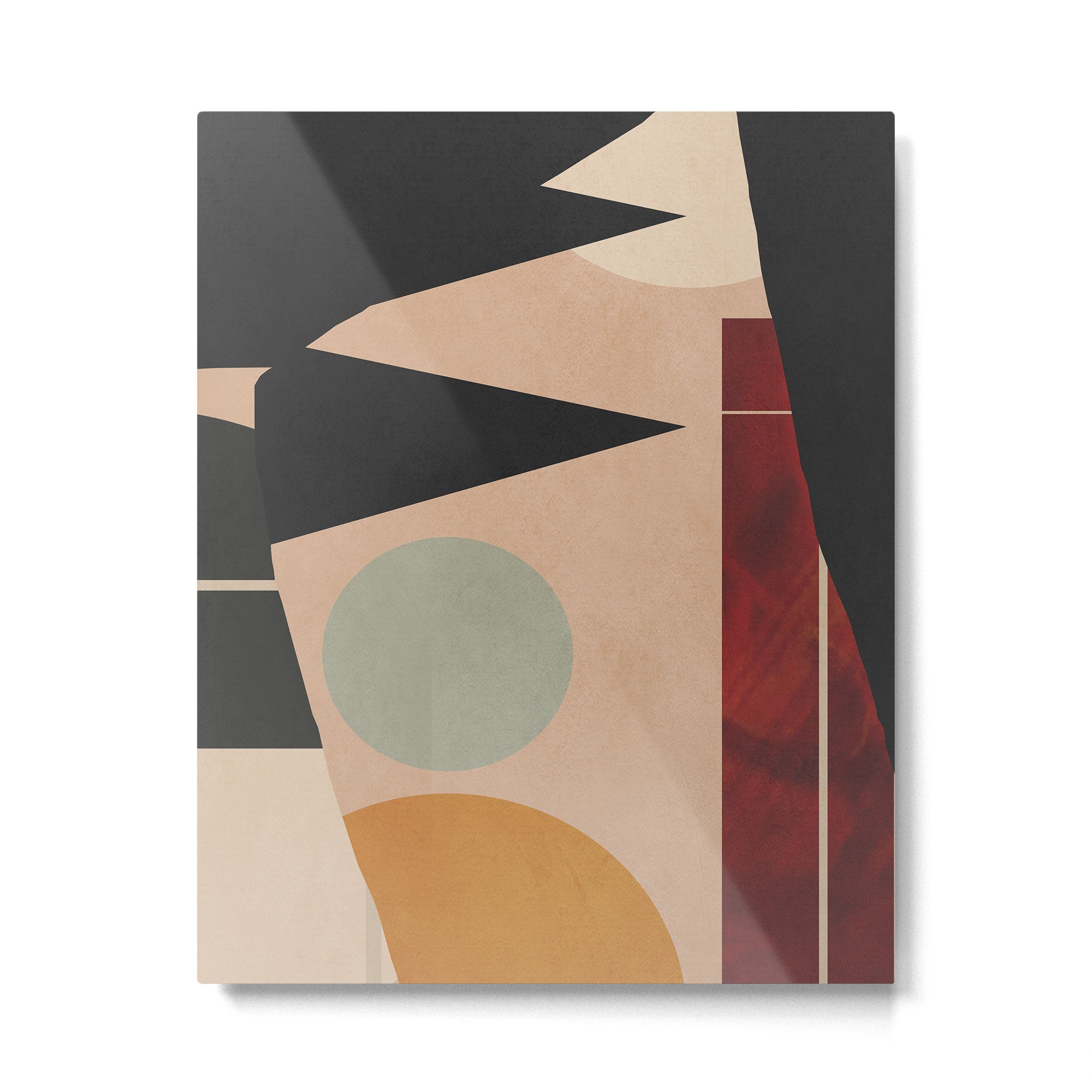 Abstract Geometric Shapes 168 Metal Print Gallery Image 4