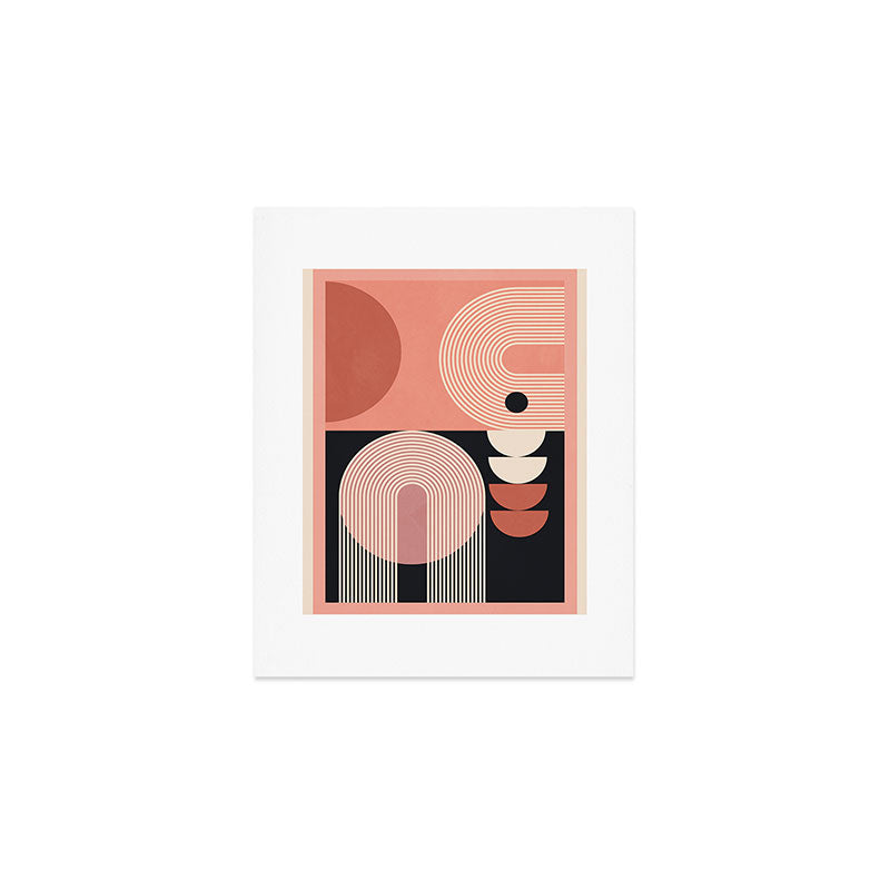 Abstract Geometric Shapes 209 Art Print Gallery Image 1