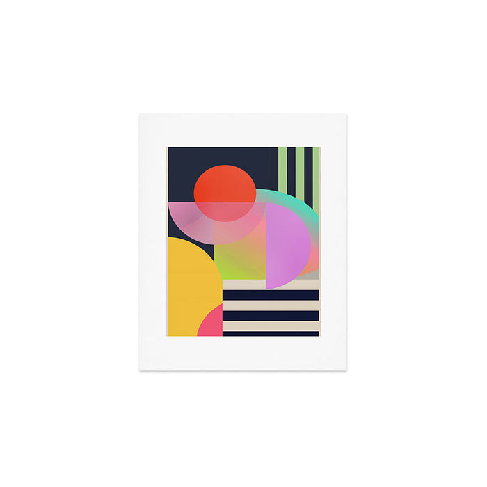 Abstract Geometric Shapes 212 Art Print Gallery Image 1