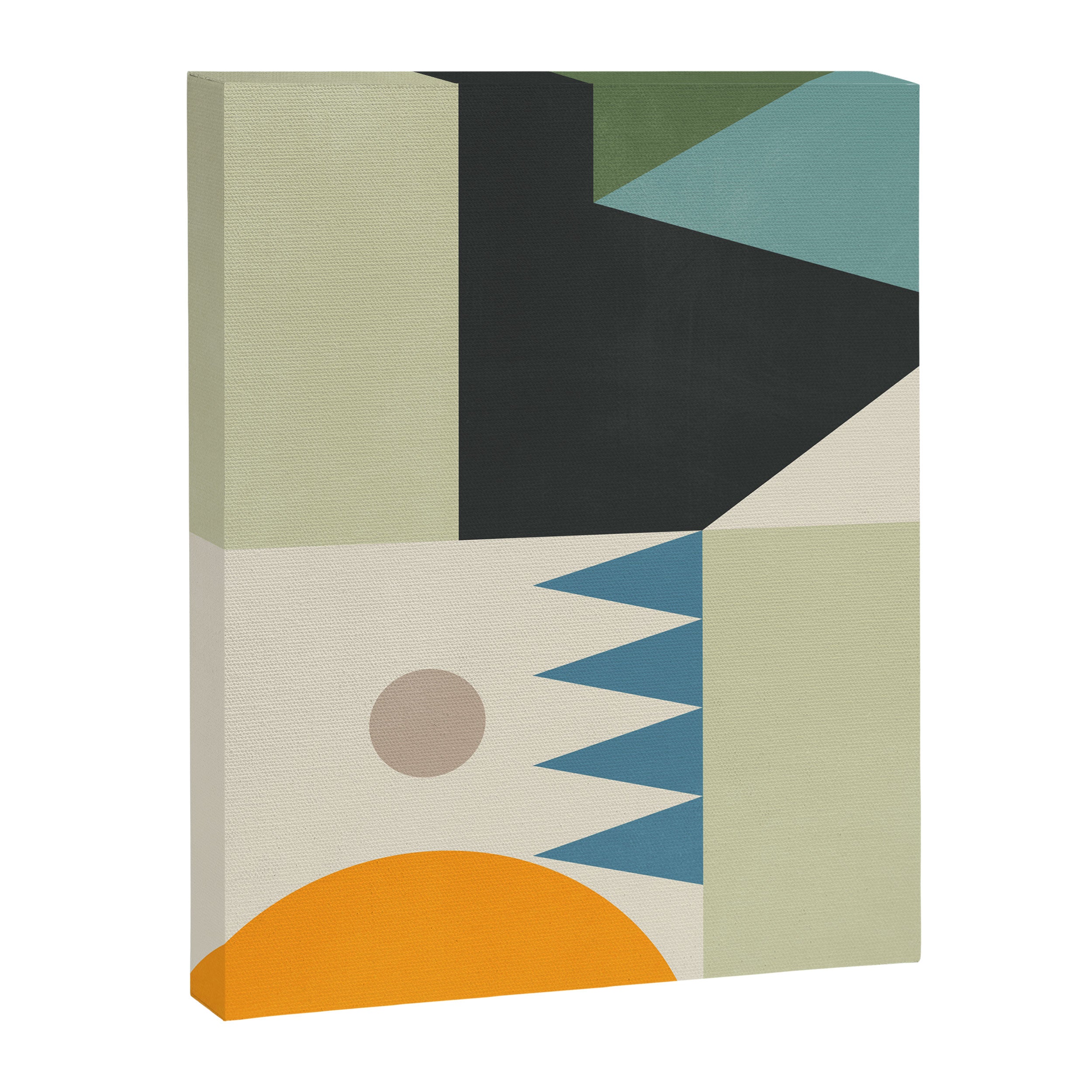 Abstract Geometric Shapes 26 Canvas Print Gallery Image 6