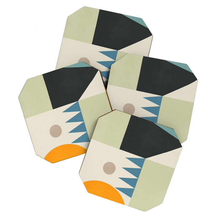 Abstract Geometric Shapes 26 Coaster Gallery Image 1