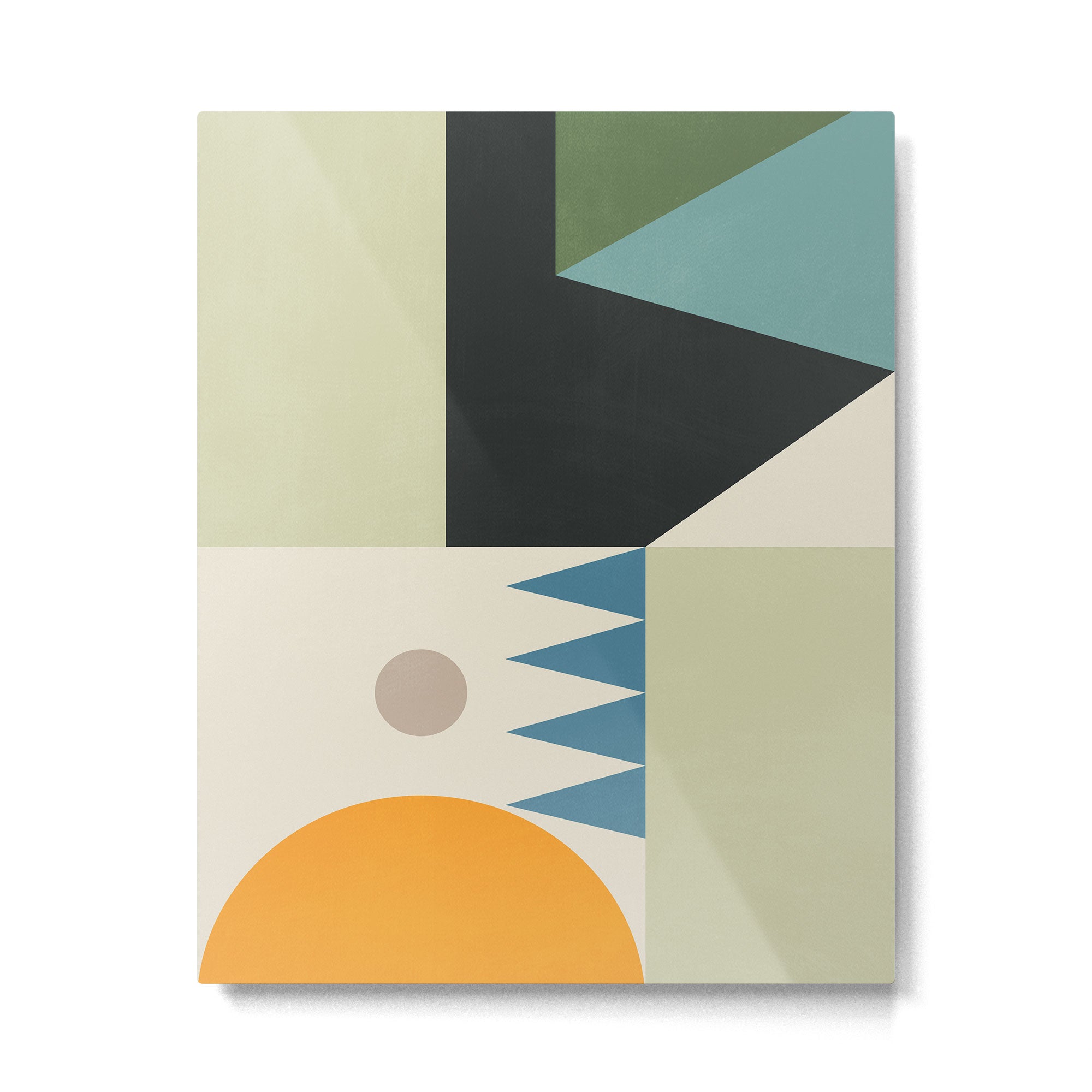 Abstract Geometric Shapes 26 Metal Print Gallery Image 4