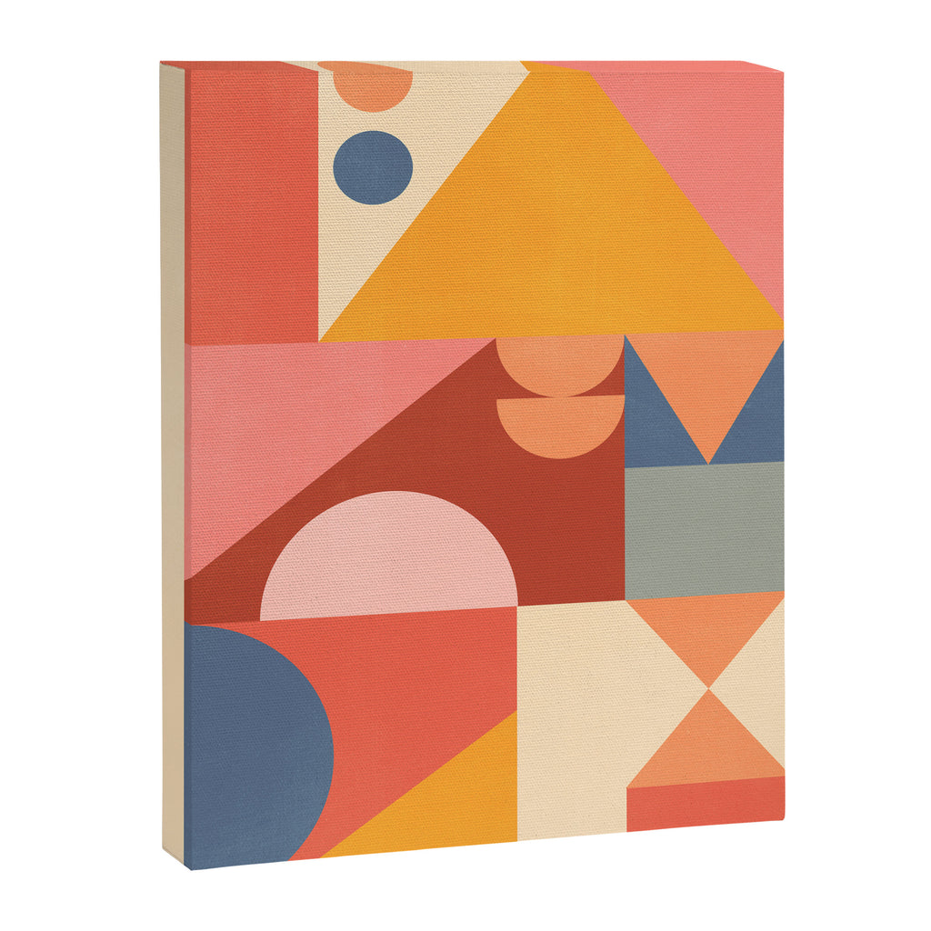 Abstract Geometric Shapes 32 Canvas Print Gallery Image 6
