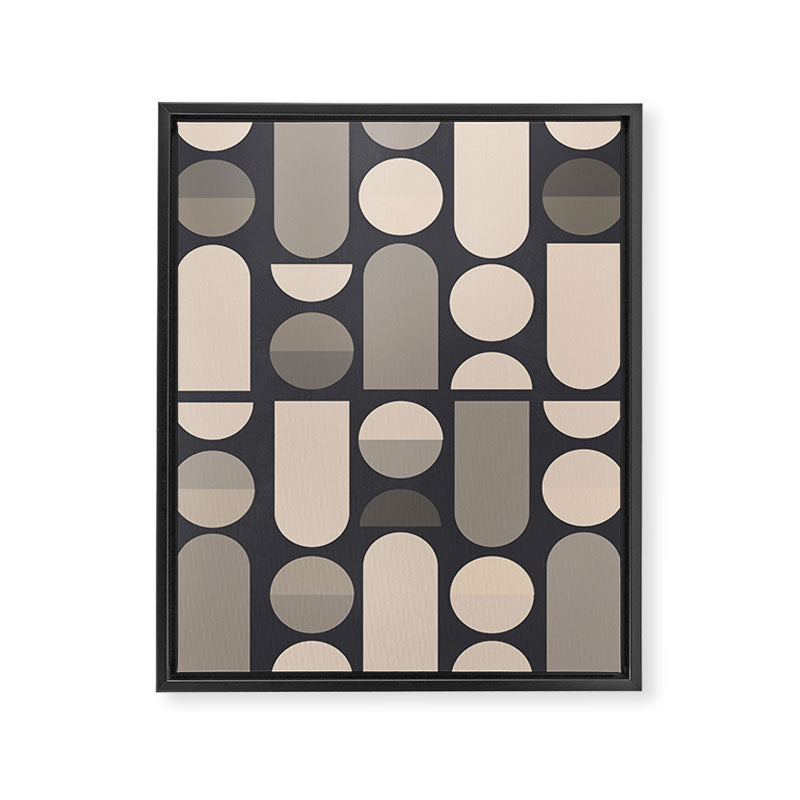 Abstract Geometric Shapes 73 Framed Canvas Print Gallery Image 8