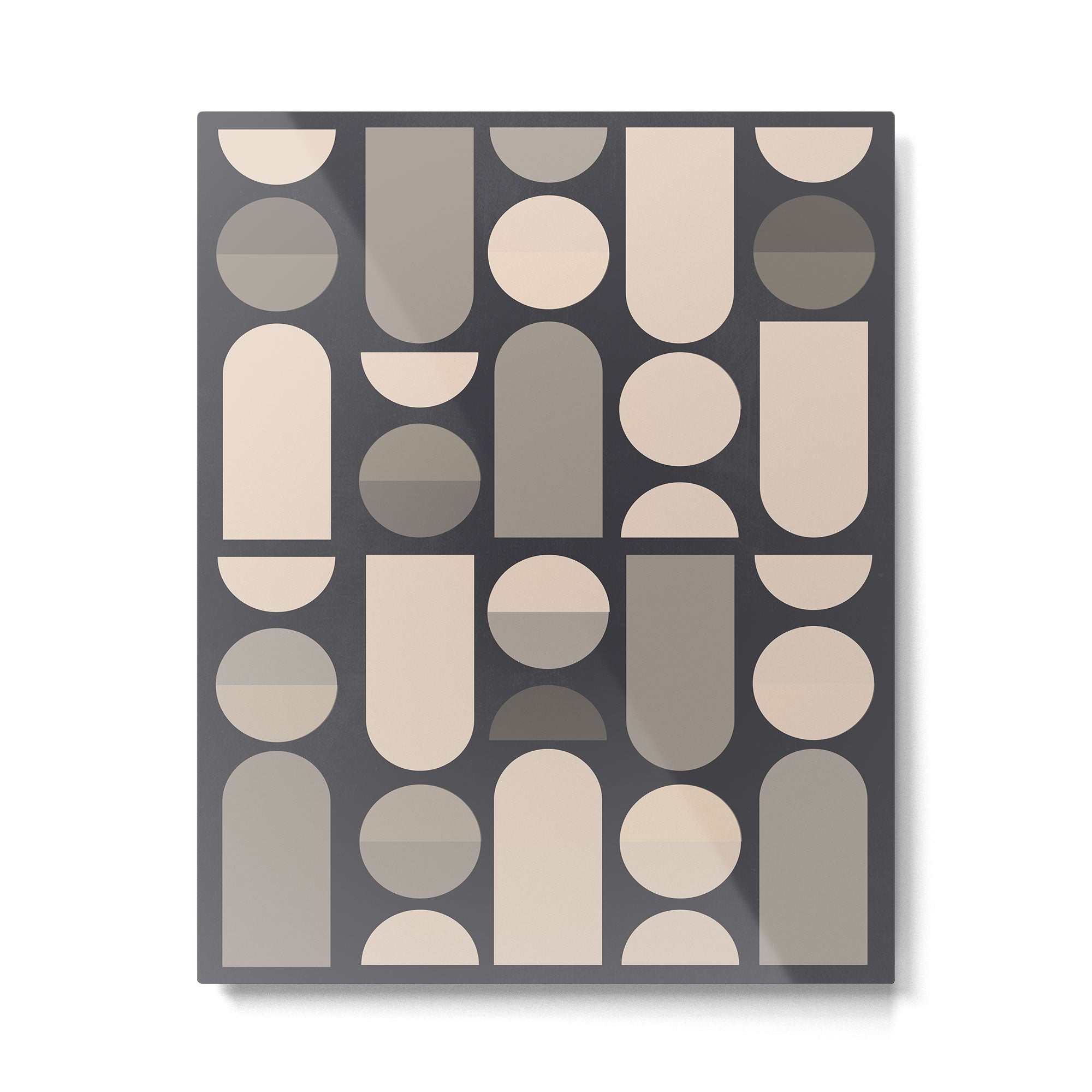Abstract Geometric Shapes 73 Metal Print Gallery Image 6