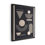 Abstract Geometric Shapes 77 Framed Canvas Print Gallery Image 2