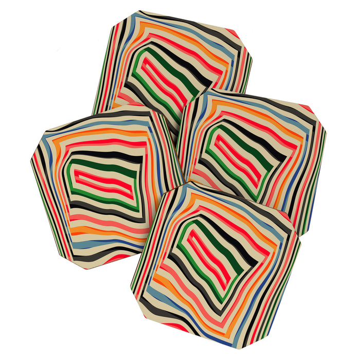 abstract lines Coaster Gallery Image 1