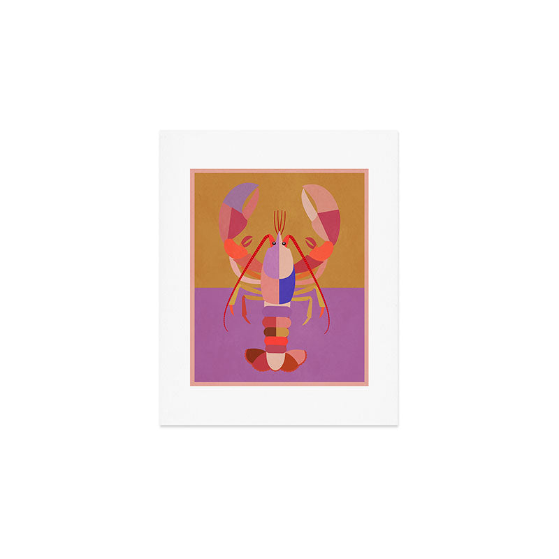 Abstract Lobster 2 Art Print Gallery Image 1