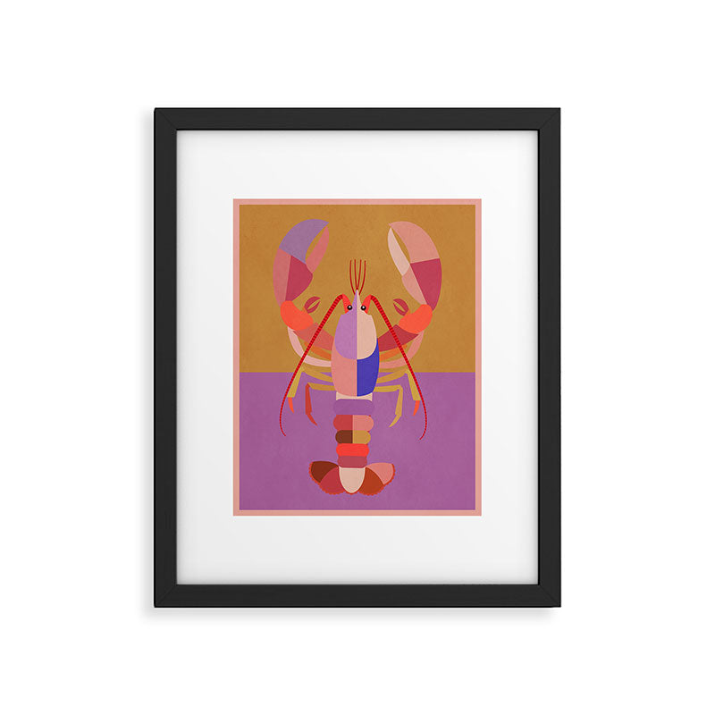 Abstract Lobster 2 Framed Art Print Gallery Image 5