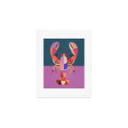 Abstract Lobster Art Print Gallery Image 1