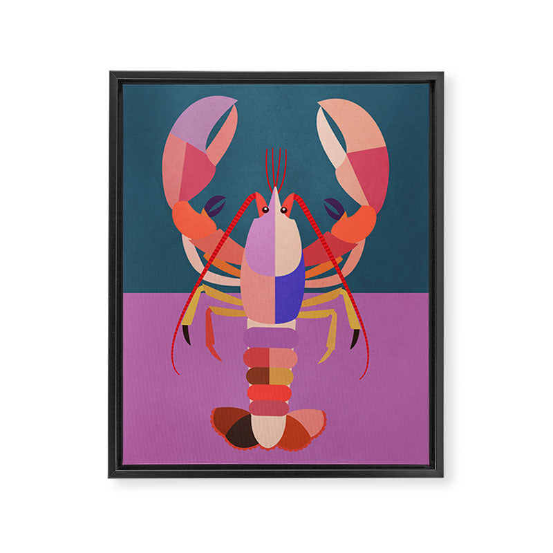 Abstract Lobster Framed Canvas Print Gallery Image 6