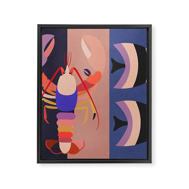 Abstract Marine Life 2 Framed Canvas Print Gallery Image 8