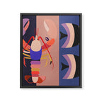 Abstract Marine Life 2 Framed Canvas Print Gallery Image 8