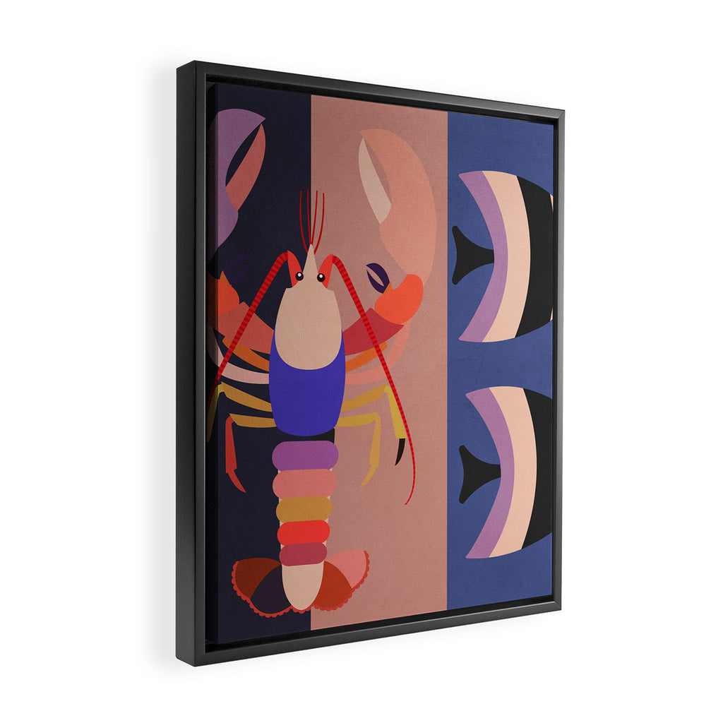 Abstract Marine Life 2 Framed Canvas Print Gallery Image 2