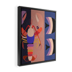 Abstract Marine Life 2 Framed Canvas Print Gallery Image 2