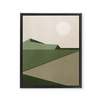 Abstract Minimal Geometric 14 Framed Canvas Print Gallery Image 6