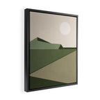 Abstract Minimal Geometric 14 Framed Canvas Print Gallery Image 2