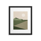 Abstract Minimal Geometric 14 Framed Art Print Gallery Image 5
