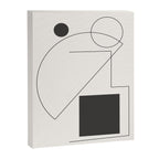 Abstract Minimal Geometric 2 Canvas Print Gallery Image 6