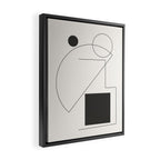 Abstract Minimal Geometric 2 Framed Canvas Print Gallery Image 2