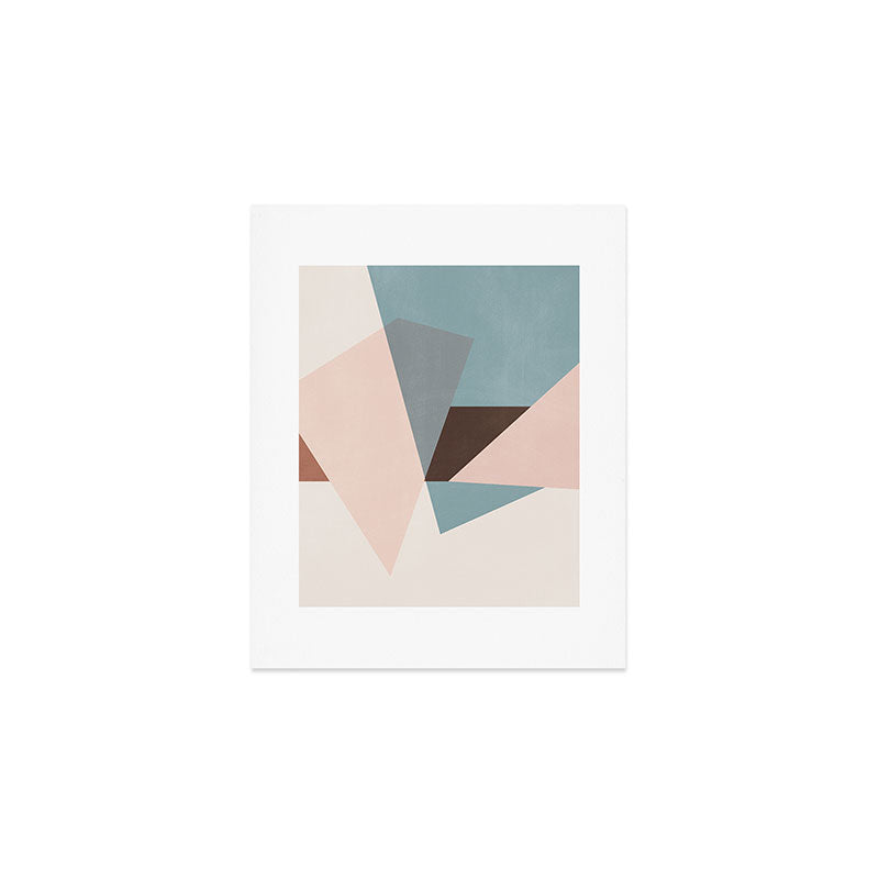 Abstract Minimal Geometric 8 Art Print Gallery Image 1