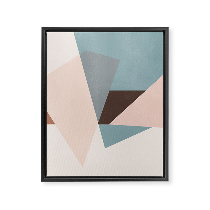 Abstract Minimal Geometric 8 Framed Canvas Print Gallery Image 8