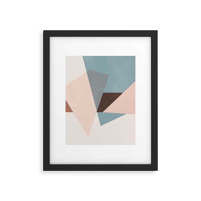 Abstract Minimal Geometric 8 Framed Art Print Gallery Image 6