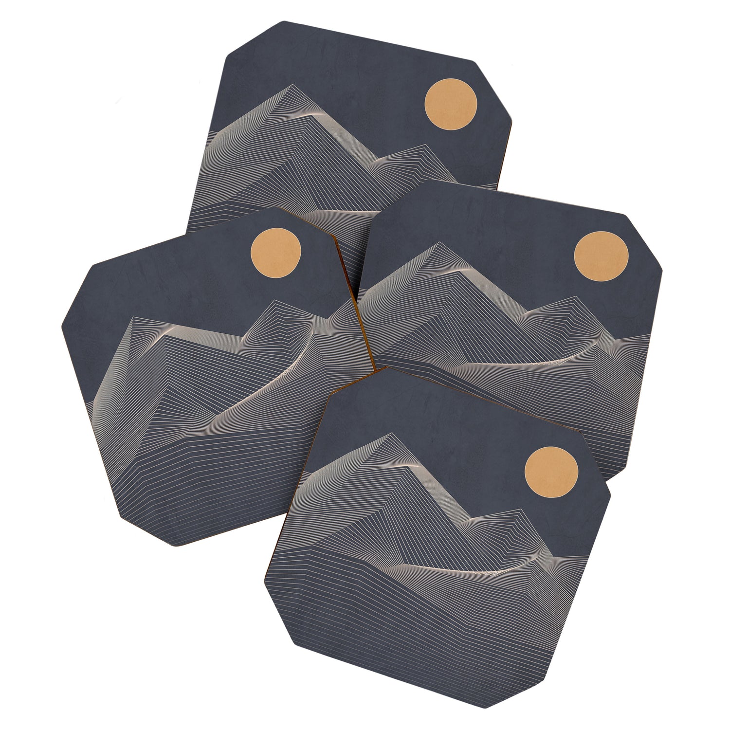Abstract Mountains 2 Coaster Gallery Image 1