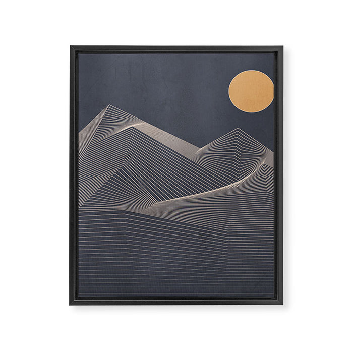 Abstract Mountains 2 Framed Canvas Print Gallery Image 1