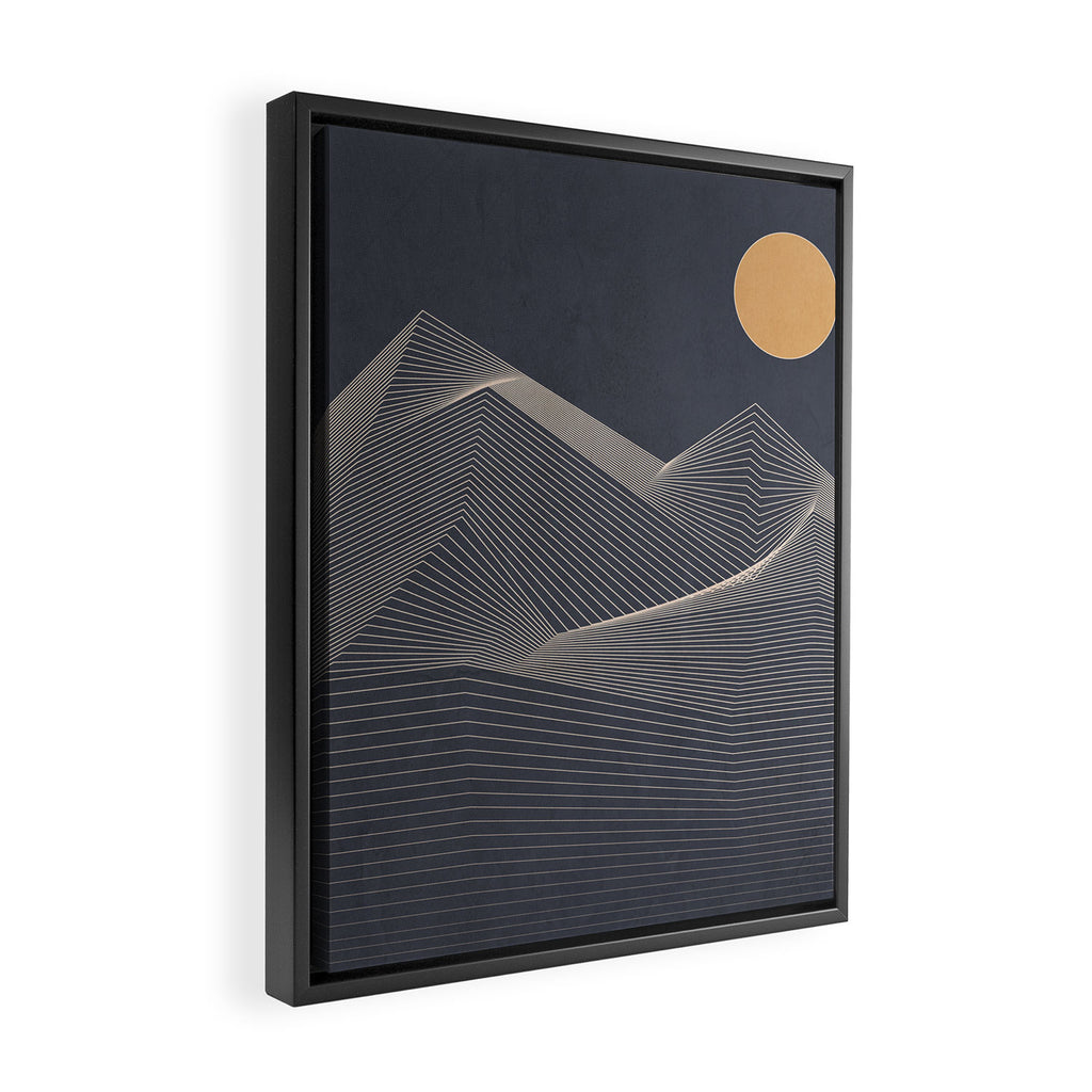 Abstract Mountains 2 Framed Canvas Print Gallery Image 2