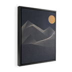 Abstract Mountains 2 Framed Canvas Print Gallery Image 2