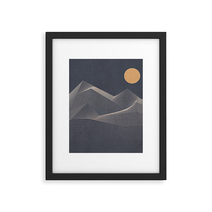 Abstract Mountains 2 Framed Art Print Gallery Image 1
