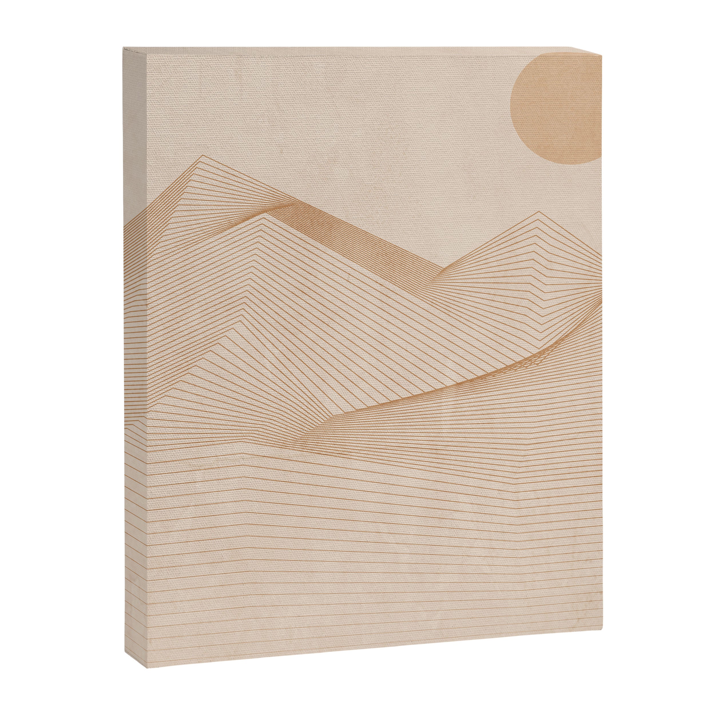 Abstract Mountains Canvas Print Gallery Image 3